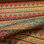 Gobelin misto cotone disegno etnico righe multicolore - 1