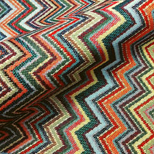 Gobelin misto cotone disegno geometrico effetto spinato multicolore