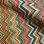 Gobelin misto cotone disegno geometrico effetto spinato multicolore - Foto 3