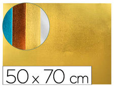 Goma eva liderpapel 50X70 cm espesor 2 mm metalizada oro