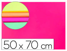 Goma eva liderpapel 50X70CM 60G/M2 espesor 2MM fluor rosa