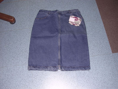 Gonna jeans denim 100%cotone invio campioni - Foto 4