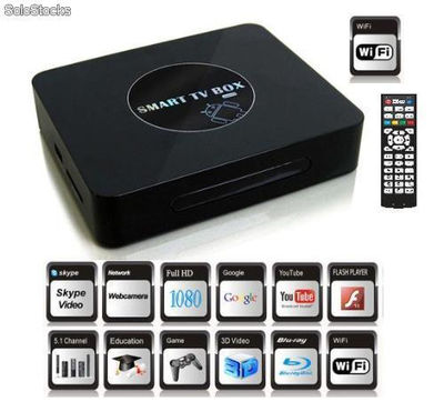 google android tv box smart cortex-a9 1.4Ghz ram1g hdd4g wifi hdmi usb rj45 sd