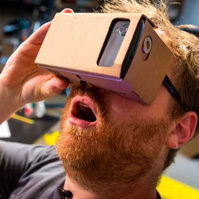 Google Cardboard Óculos de Realidade Virtual Realidade Aumentada VR Óculos 3D - Foto 5