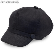 Gorra de lino restilo clásico retro en colores beig gris o negro