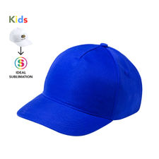 Gorra de niño de 5 paneles en 100% microfibra/poliéster