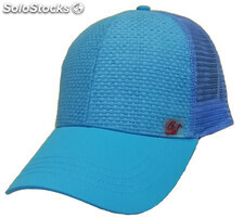Gorra de rejilla color azul