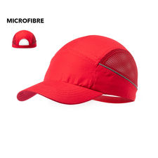 Gorra deportiva fabricada en microfibra