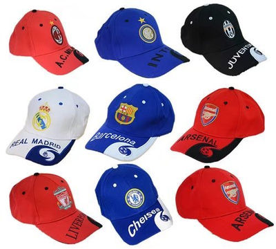 Gorra fútbol algodón gorra de moda deportiva gorra béisbol para hinchas