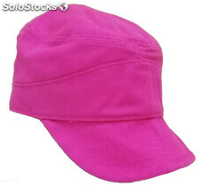 Gorra tela color rosa