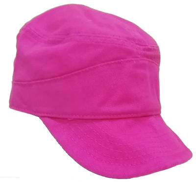 Gorra tela color rosa