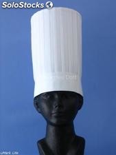 Gorro de Chef Mediano 25 cm.