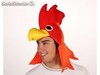 Gorro disfraz pollo 42X33CM