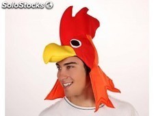 Gorro disfraz pollo 42X33CM