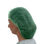 Gorro polipropileno plegado acordeón con 1 goma, verde, 53cm, caja de 2000 - Foto 2