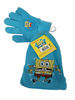 Gorro y guantes, bob esponja azul