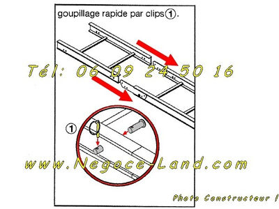 Goupillage 34138 fixation rapide par clips Comabi Edimatec (Lot de 10 Neuf) - Photo 2
