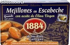 Gourmet Miesmuscheln 1884 in marinade aus Galizien (Spanien)