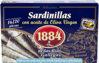 Gourmet Sardinenkonserven 1884 aus Galizien (Spanien)
