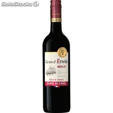 Grain D&#39;Envie Merlot Vin Sans Alcool Rouge 75Cl