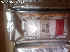 Grains de café Gran Crema -1000g.- 30% Ara 70% Rob - Mélange de haute qualité
