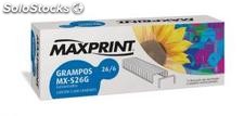 Grampo maxprint galvanizado 26/6 c/ 5000 unidades