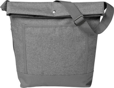 Gran bolso de loneta con cierre velcro y botón - Foto 2