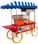 Grand chariot de transport/exposition avec auvent pour machines à pop-corn - Photo 2