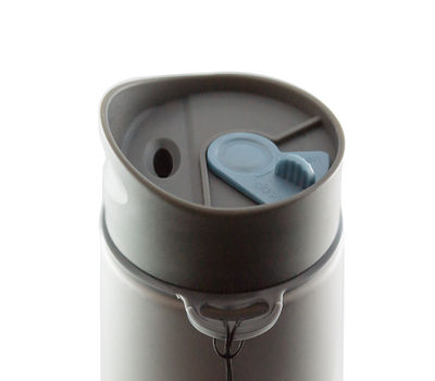 Grand mug de voyage isotherme en acier inoxydable avec dragonne - 500 ml - Photo 2