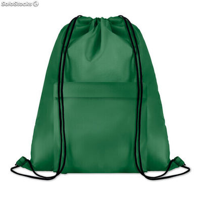 Grand sac cordelette 210D vert MIMO9177-09