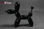 Grande cane nero palloncino colorato - Foto 3