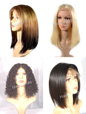 Grande promotion pour BOB front lace wig with remy hair cheveux humains - Photo 5