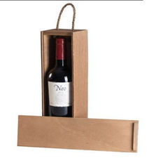 Foto prodotto Grande scatola per vino in legno invecchiato
