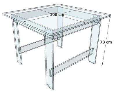grande table carrée - Photo 2
