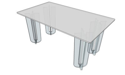grande table rectangulaire - Photo 3