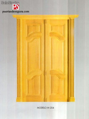 Grandes portes extérieures en bois - Photo 2