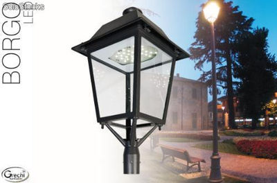 Grechi, fabricante italiano de lamparas para alumbrado publico.