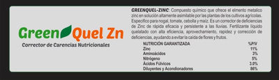 Greenquel zn zinc