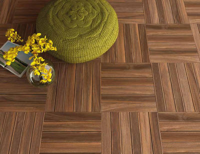 Gres pavimento suelo imitacion madera antideslizante Merida Natural 45x45 - Foto 2