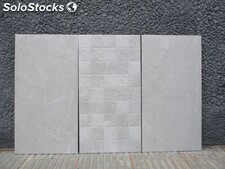 Gres revestimiento MyStone perla mate 31.6x60 / Decorado