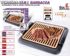 Grill Parrilla Plancha Barbacoa Eléctrico Cobre Sin Humos