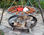 Grill sur trépied + brasero bali, 70cm grill acier noir- 80cm brasero - Photo 2
