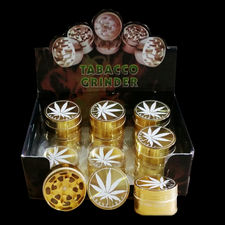 Grinder dorado hojas 3p