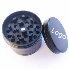 Grinder Molinillo marca personalizada aluminio 40mm 4 partes logo grabado láser