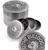 Grinder Molinillo marca personalizada zinc 40mm 4 partes relieve de logo fundido