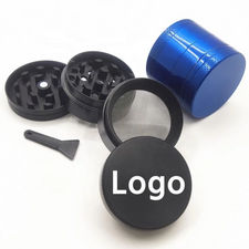 Grinder Molinillo zinc 50mm 4 partes marca personalizada logo grabado de láser