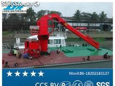 grua marina hidraulica a barcos tarminales equipo carga