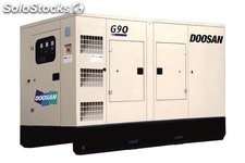 Grupo electrógeno diesel silencioso móvil Doosan G90