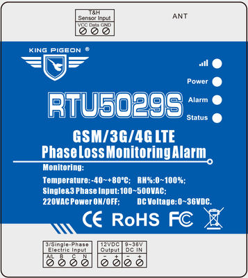 GSM 3 Phase Power Loss Alarm Temperature Humidity Status Monitoring RTU5029S - Foto 3