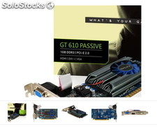 Gt 610 low profile 1GB DDR3 64 bit 1000MHZ 810MHZ 48 cudas dvi hdmi vga